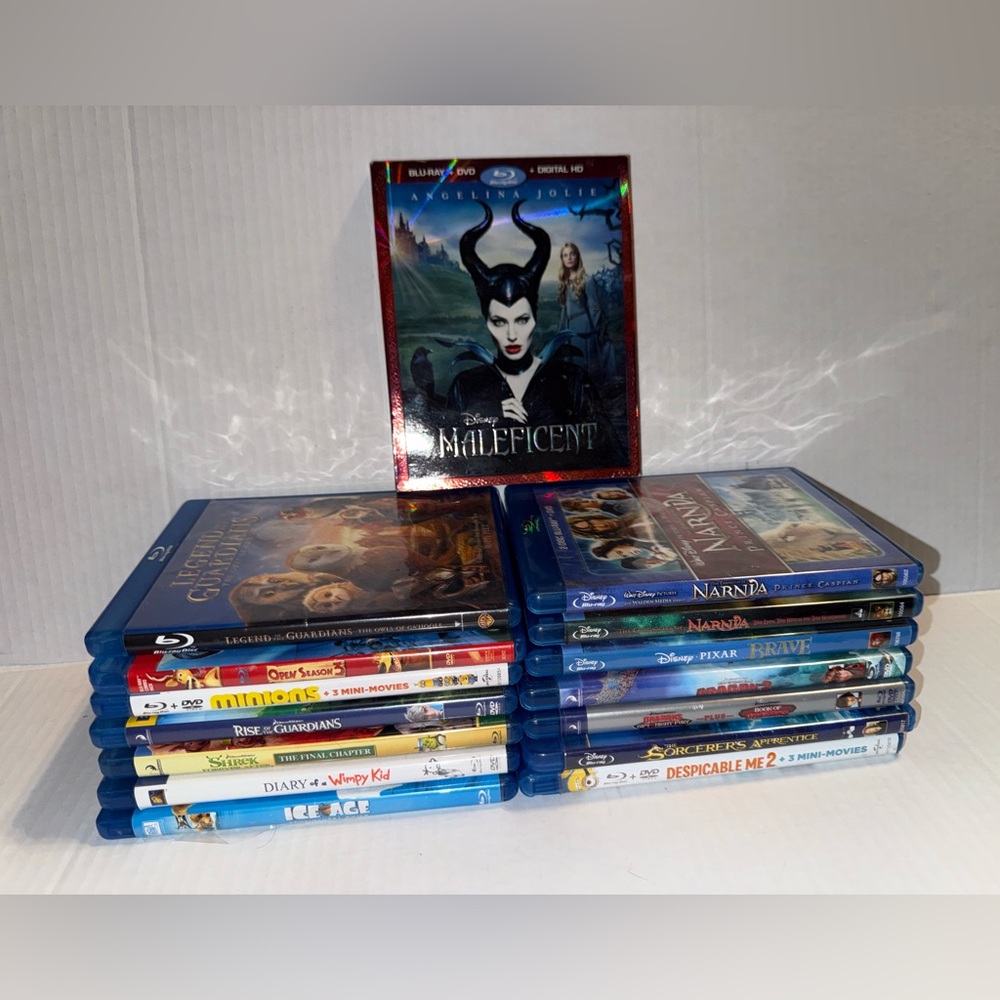 Bundle of 15 Disney Blu-ray Dvd Movies Kids Children Movies Kids Bluray DVD’s